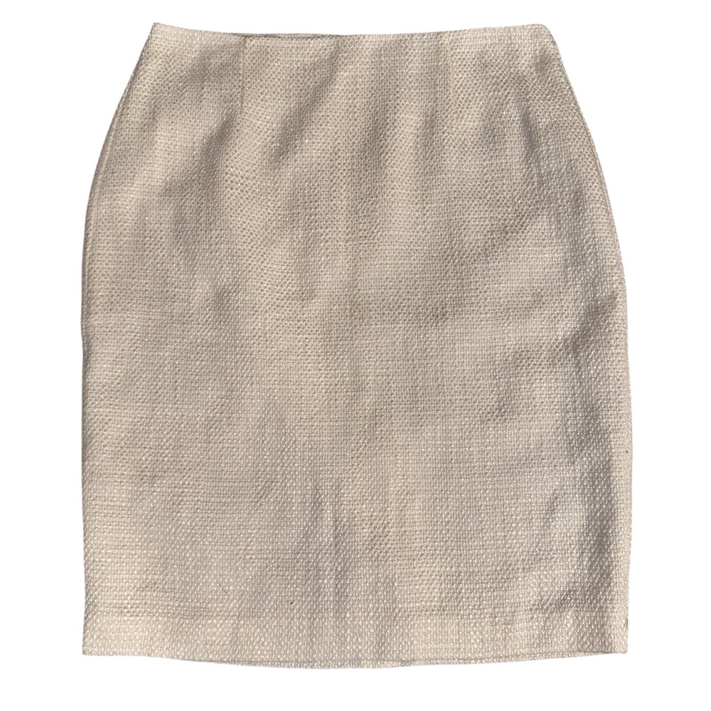 Calvin Klein Textured Tan Pencil Skirt